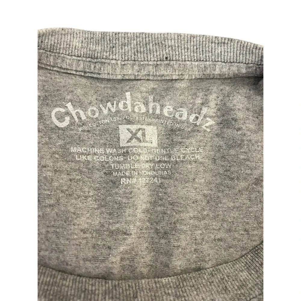 New‎ England 4x Champions Chowdaheadz Gray Shirt Size XL Mens Finger Rings 2014